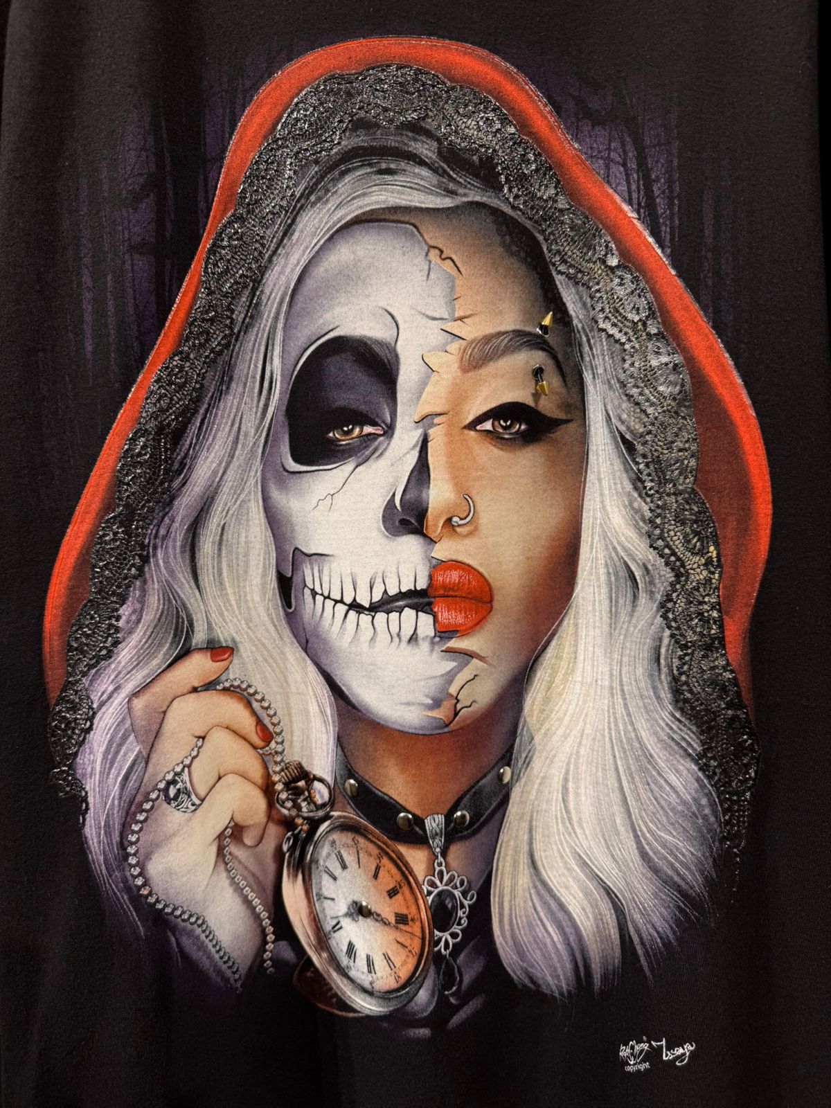 Handmade Duality Graphic T-Shirt  — 2