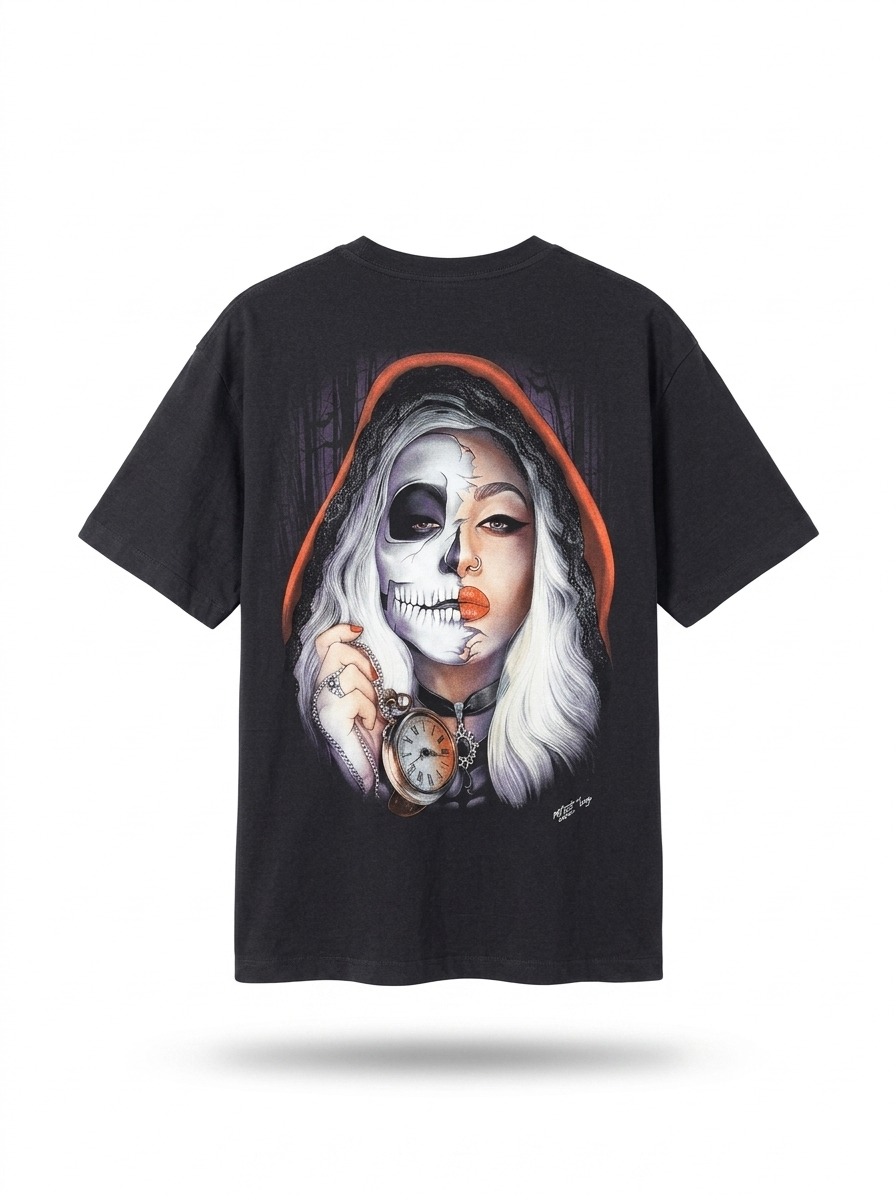 Handmade Duality Graphic T-Shirt  — 4