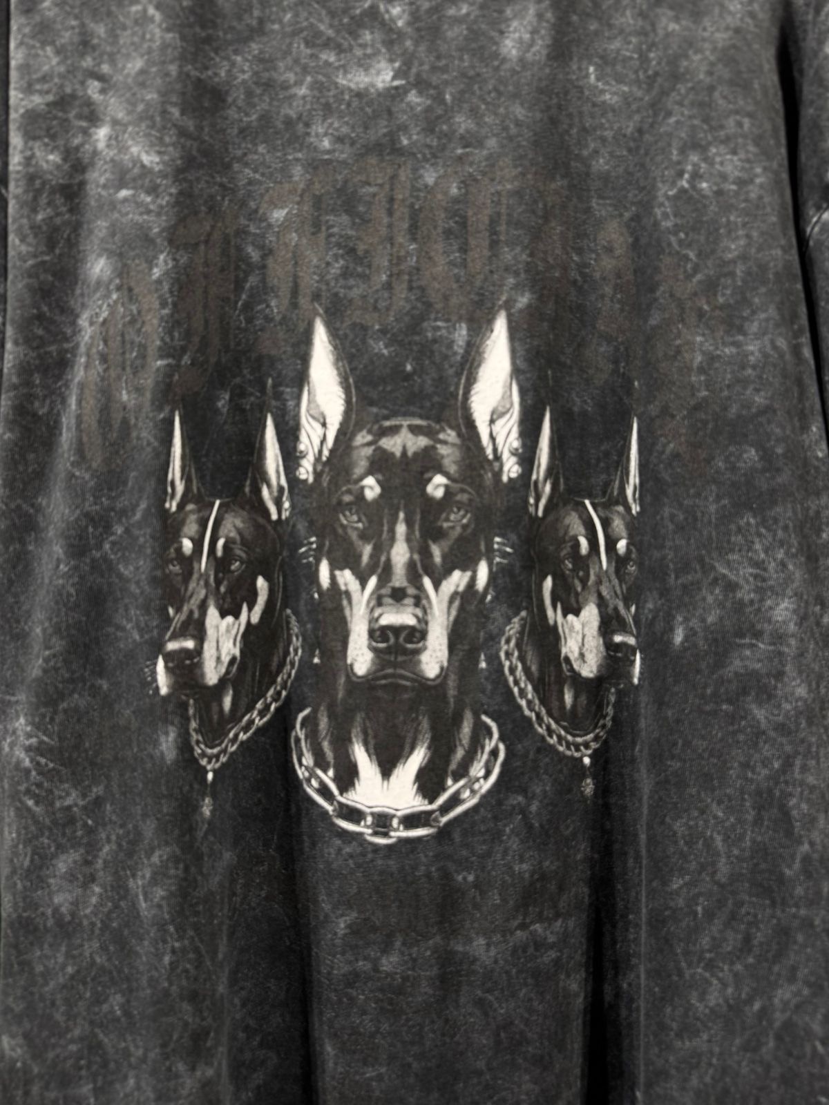 Washed Doberman Print T-Shirt — 2