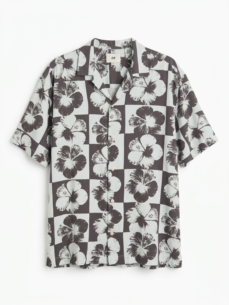 BOXY FIT FLORAL SHIRT 