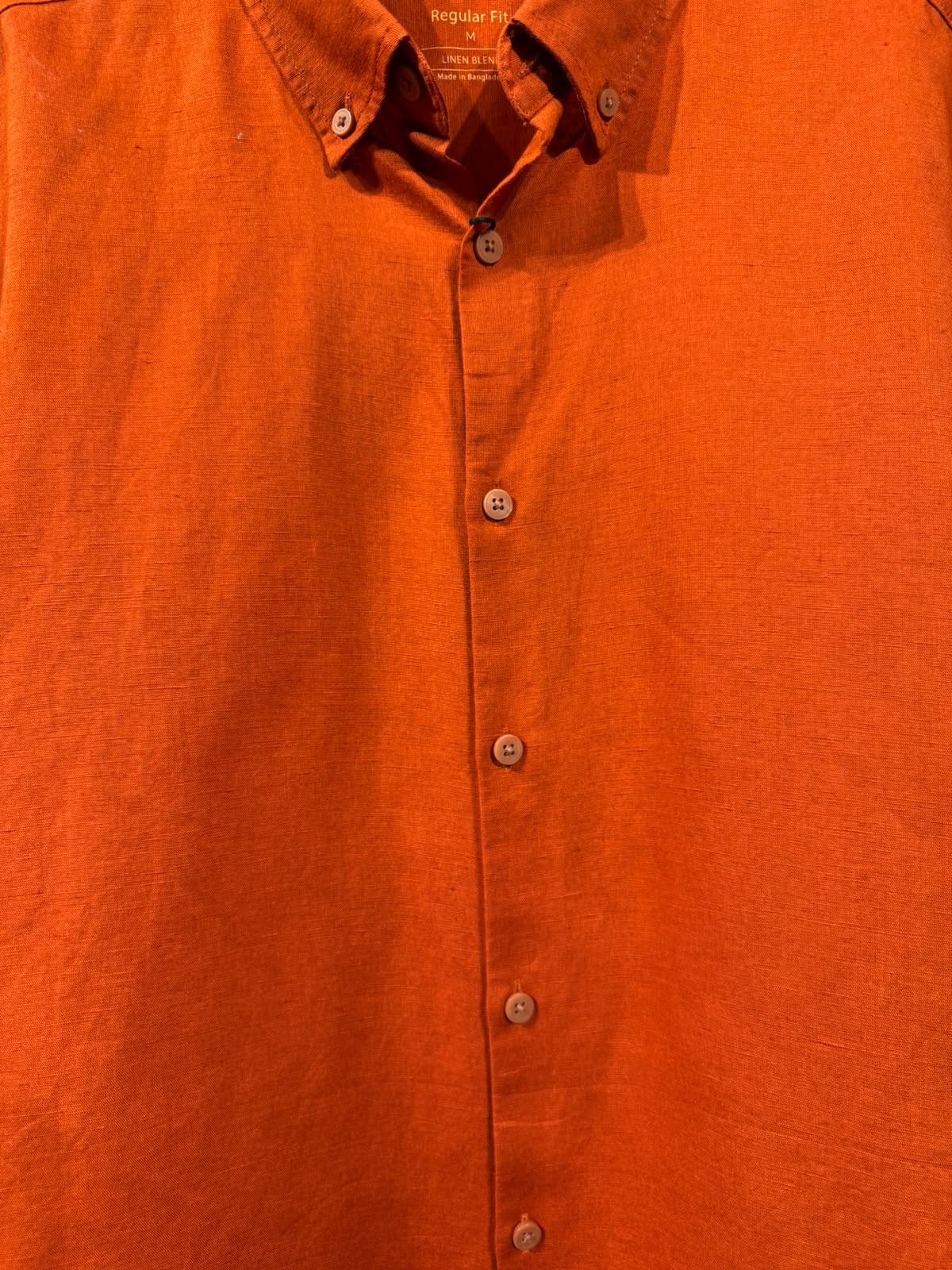 TEXTURED LINEN/COTTON SHIRT — 2