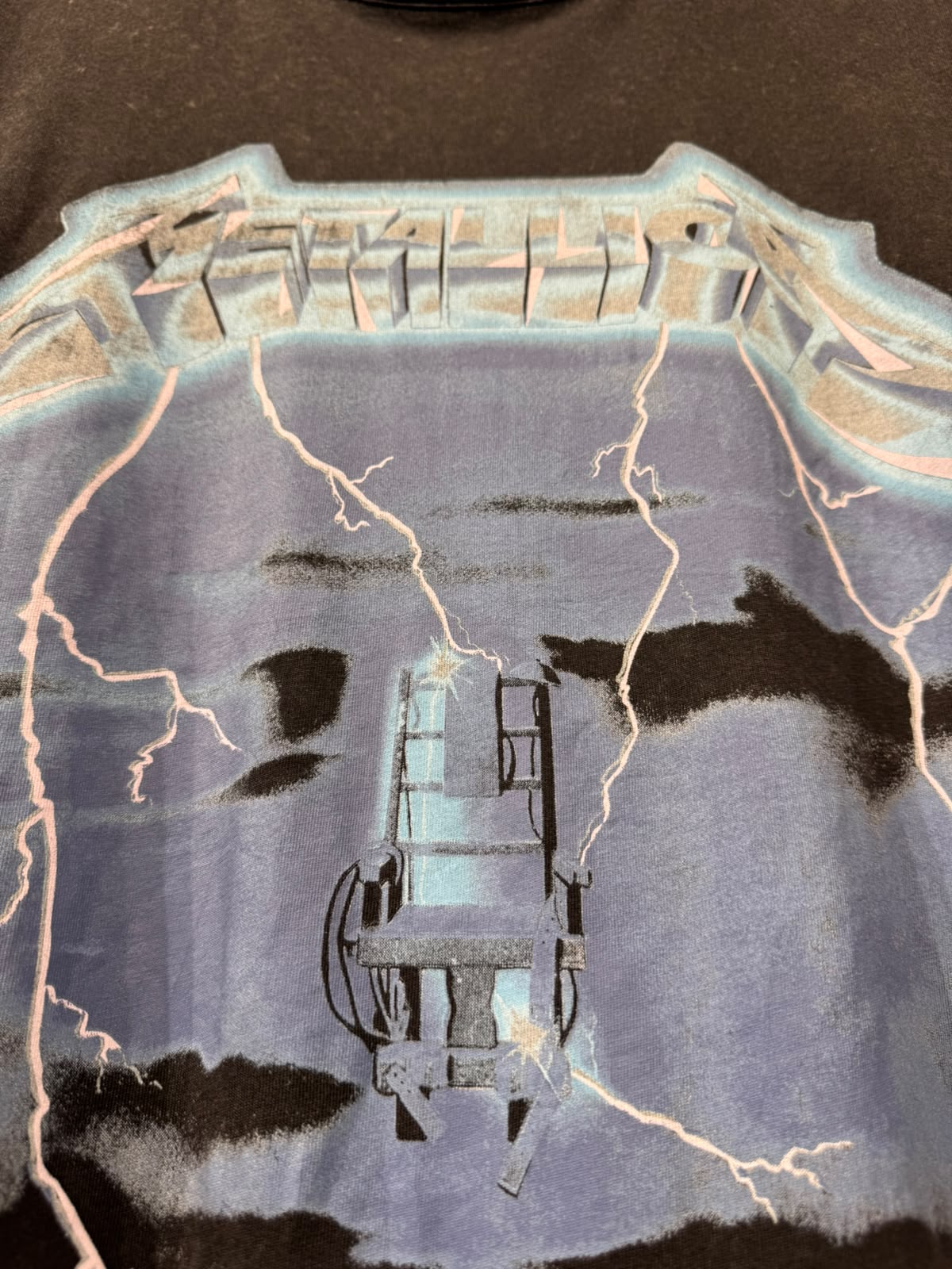 METALLICA WASHED PRINT T-SHIRT — 3