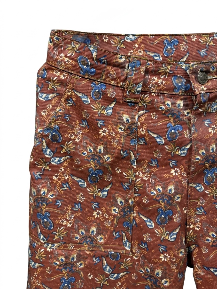 FLORAL PRINT TAPERED TROUSERS — 2