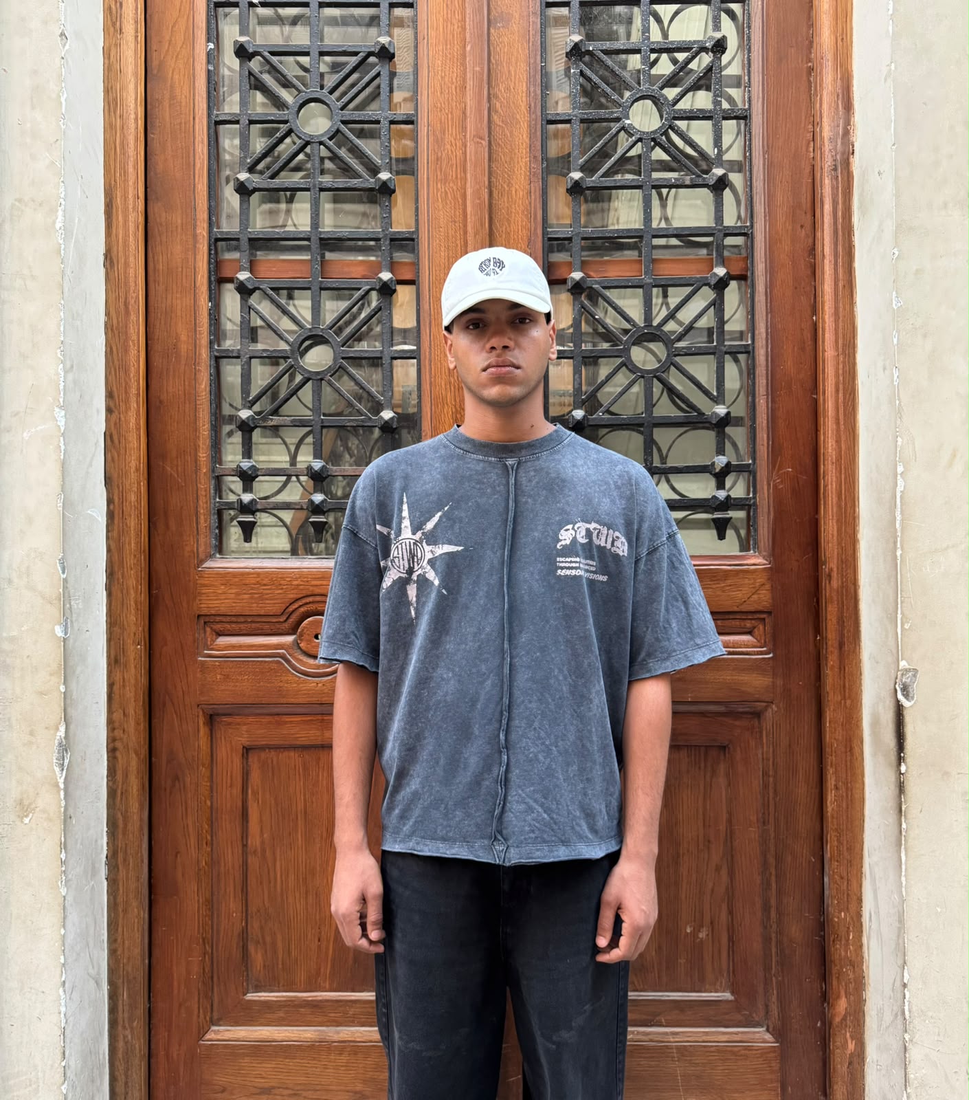 Distressed Boxy Fit T-Shirt — 4