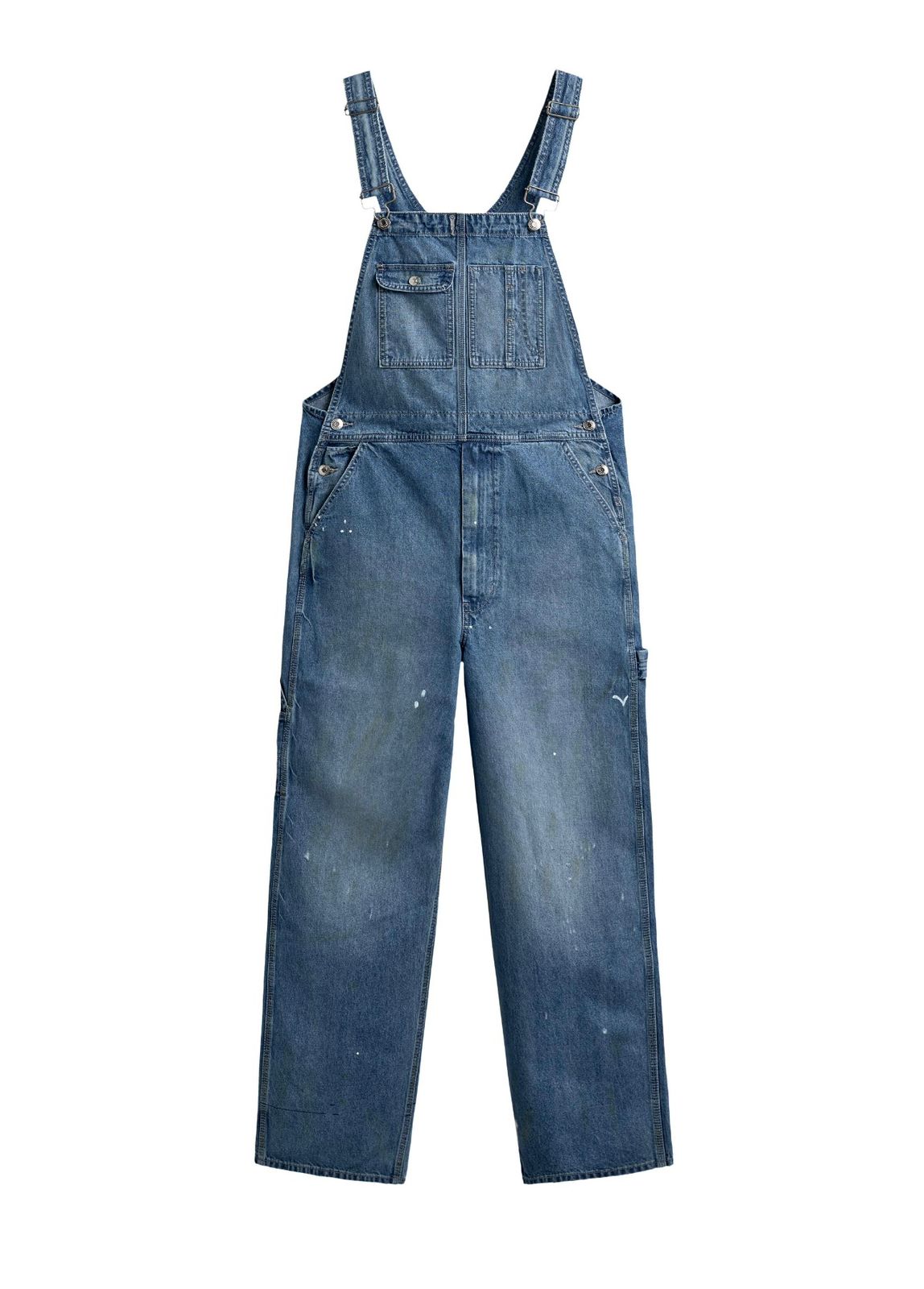 BAGGY FIT DENIM DUNGAREES