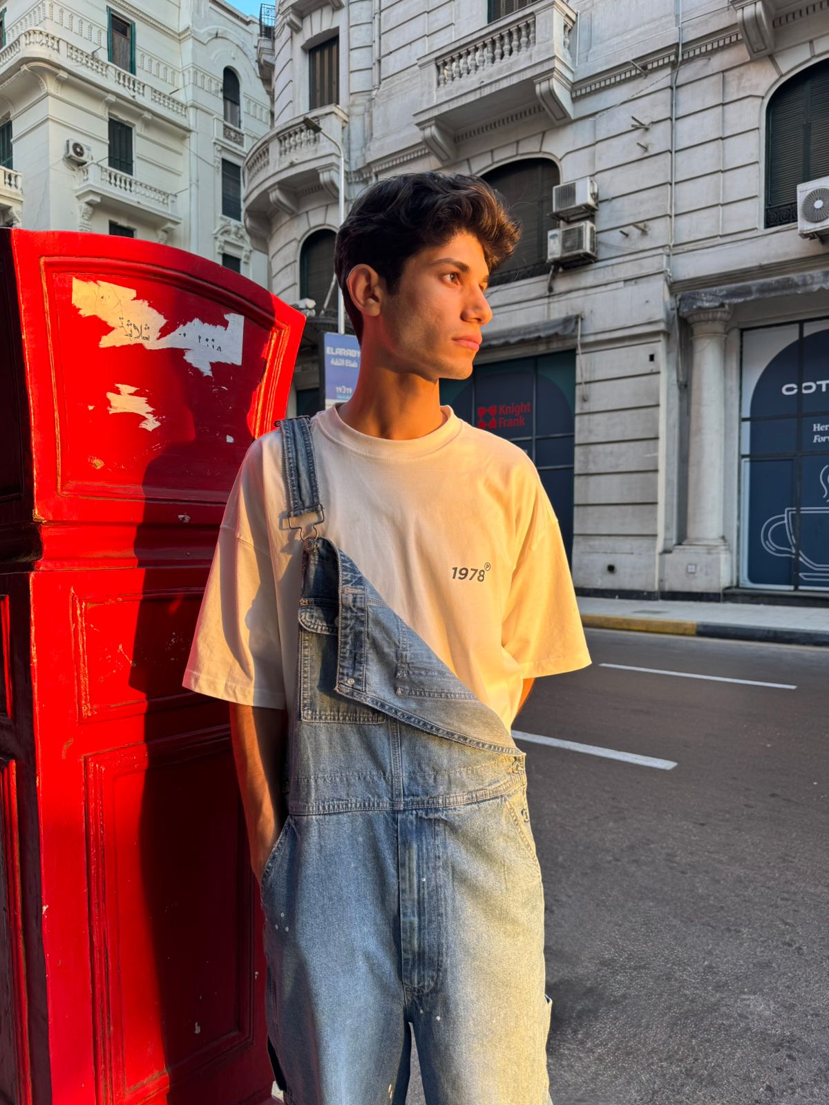 BAGGY FIT DENIM DUNGAREES — 5