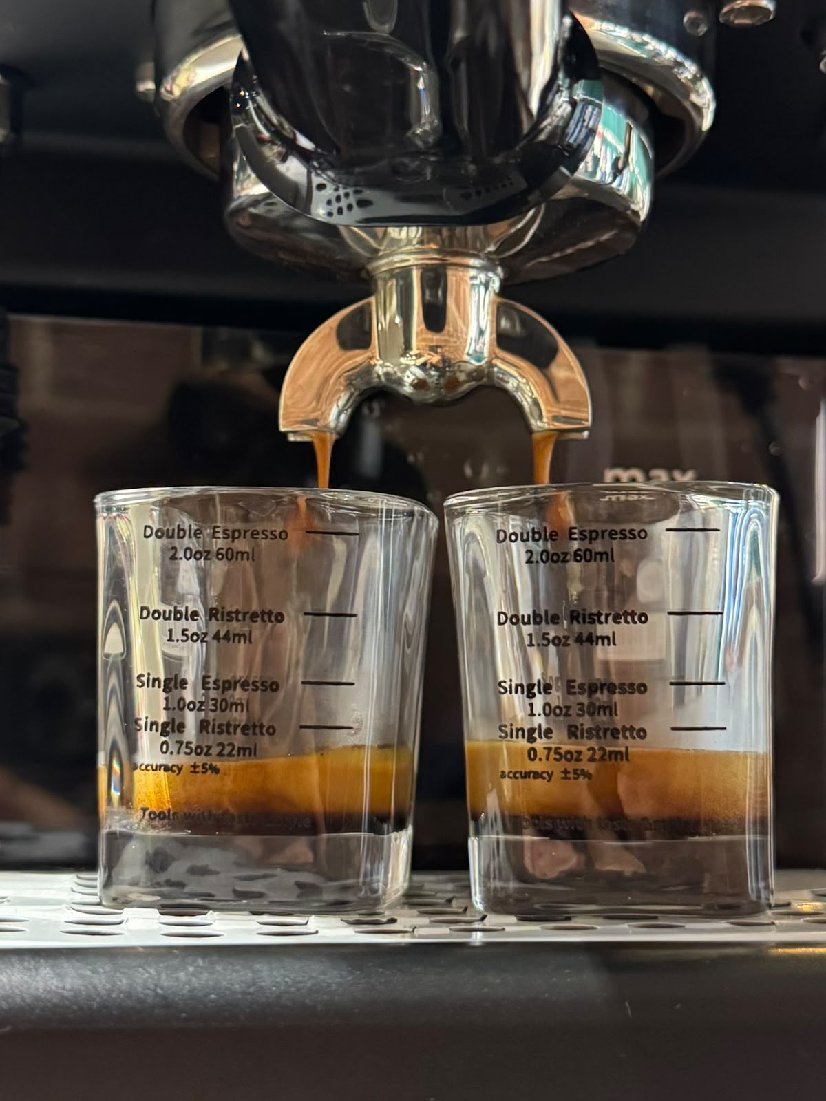 SQUARE GRADUATED GLASS CUPS 60ML – 2 PCS — 2