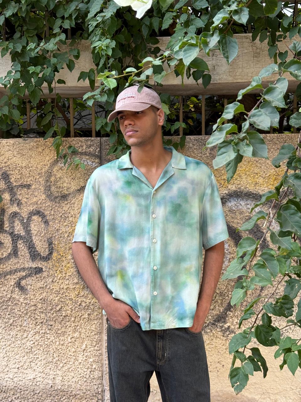 RELAXED FIT TIE-DYE SHIRT — 3