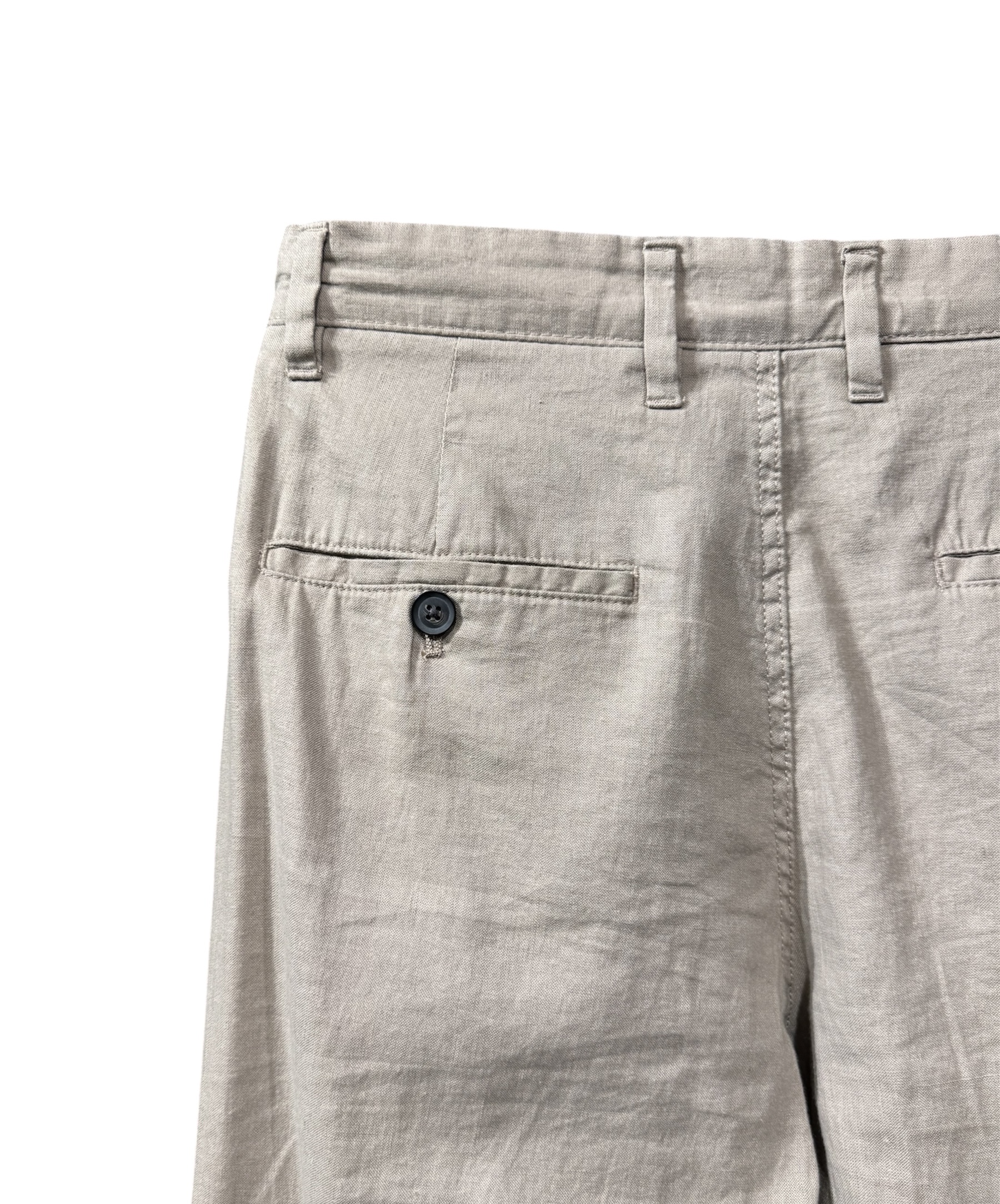 RELAXED FIT LINEN/COTTON PANTS — 4