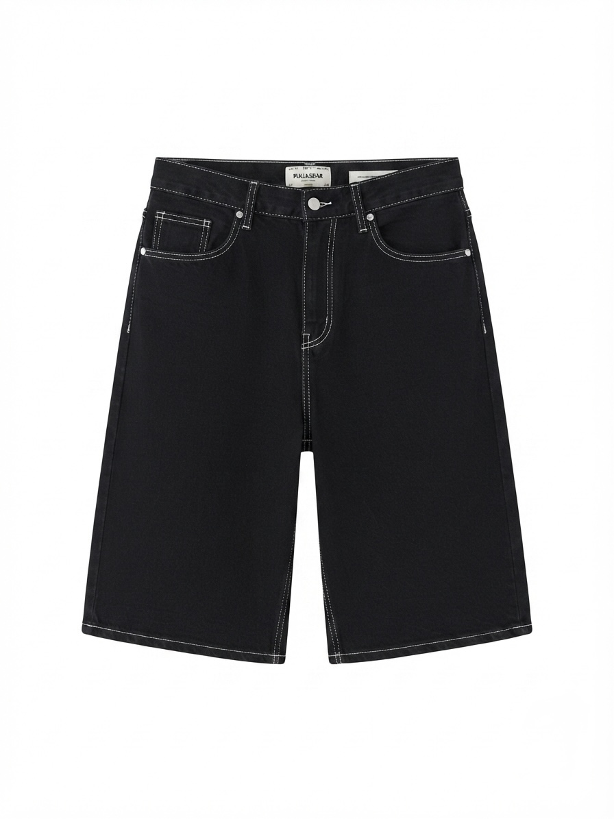 WIDE BAGGY JORTS