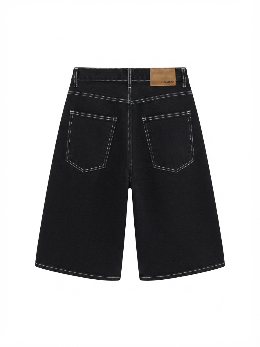 WIDE BAGGY JORTS — 3