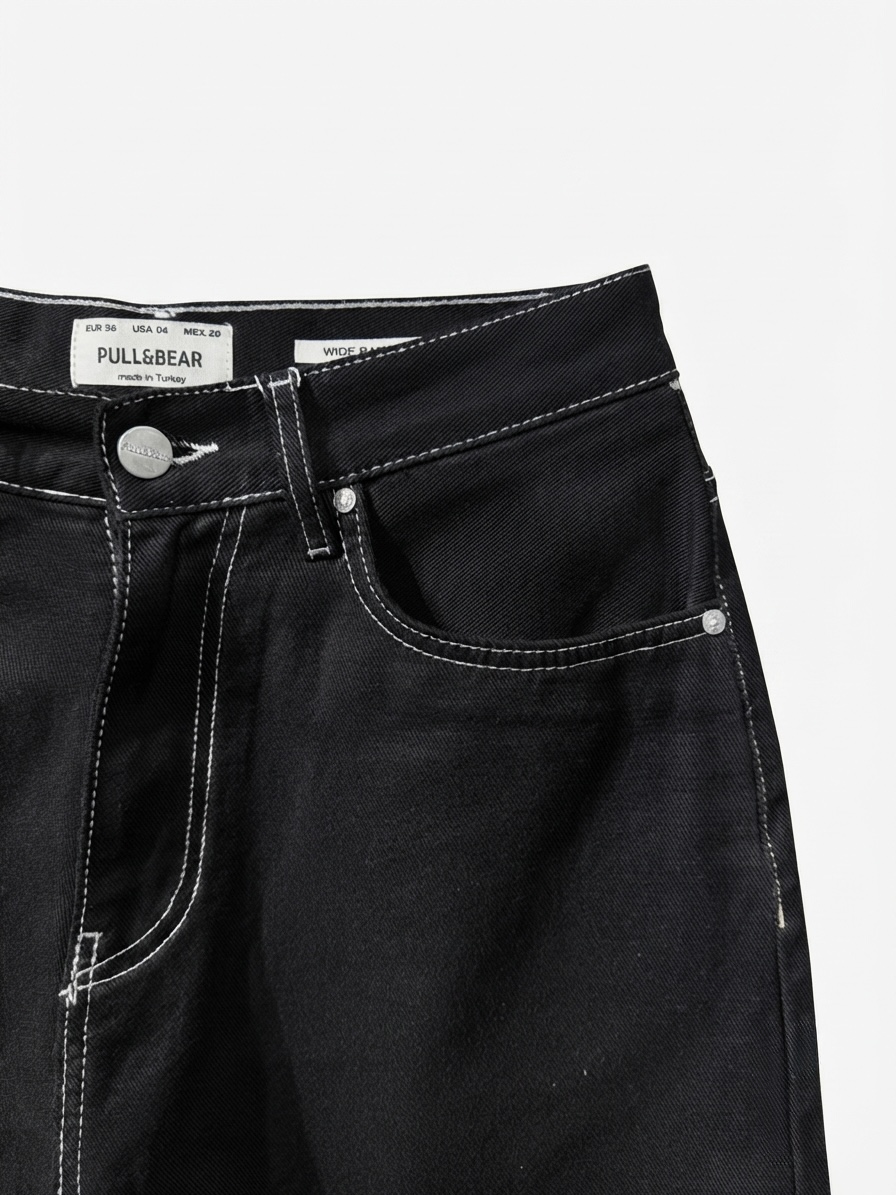 WIDE BAGGY JORTS — 2