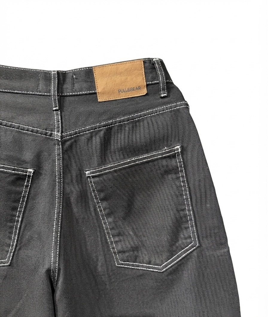 WIDE BAGGY JORTS — 4
