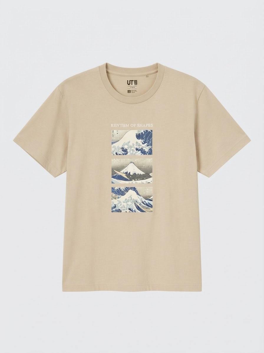 HOKUSAI ART OF WATER UT GRAPHIC T-SHIRT