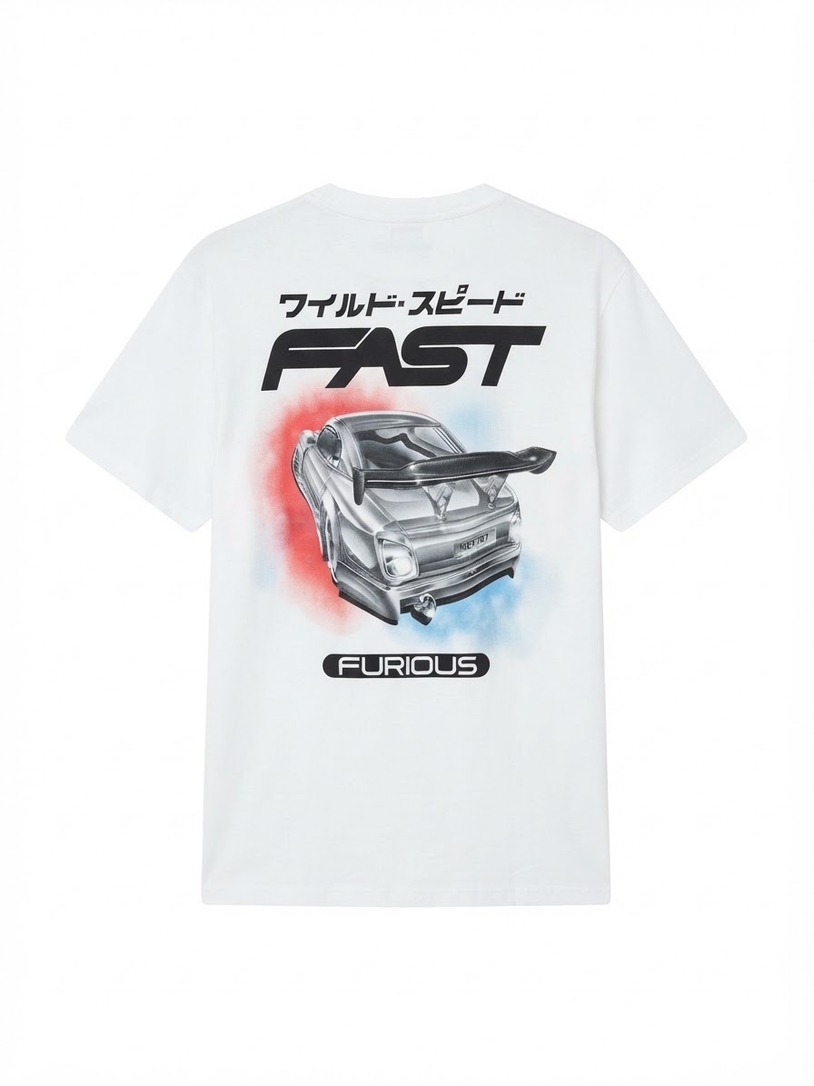 FAST & FURIOUS CAR GRAPHIC T-SHIRT — 3