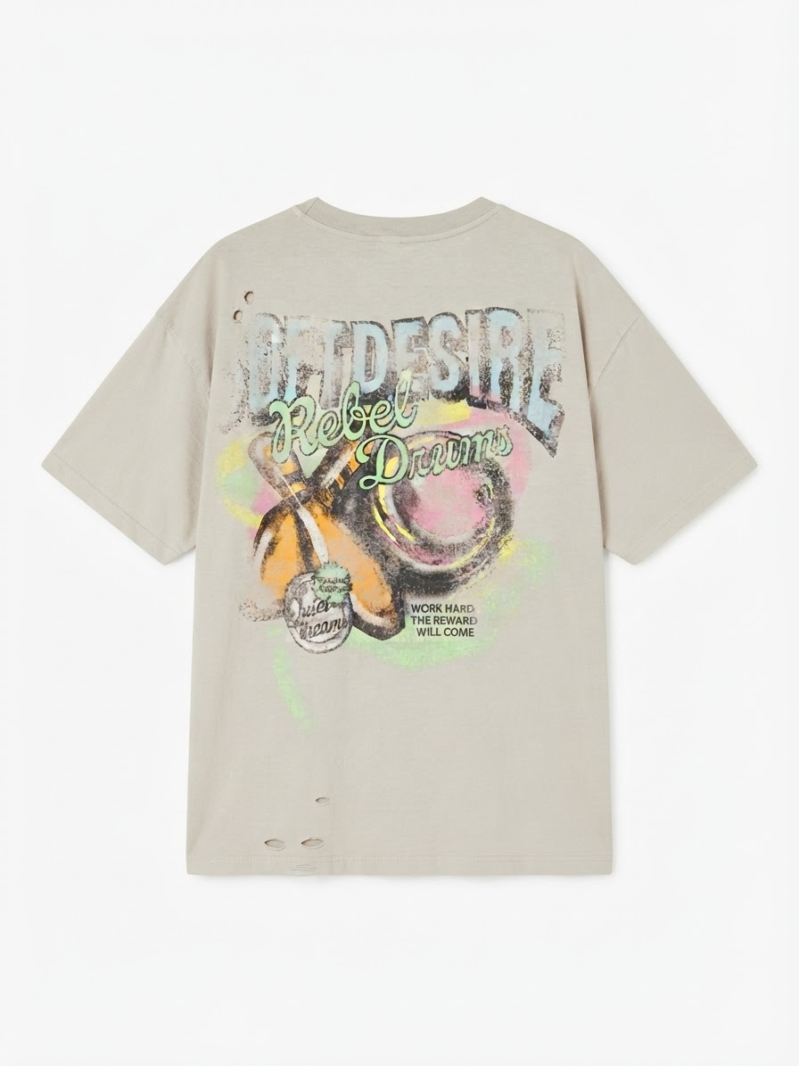 DISTRESSED GRAPHIC T-SHIRT — 3