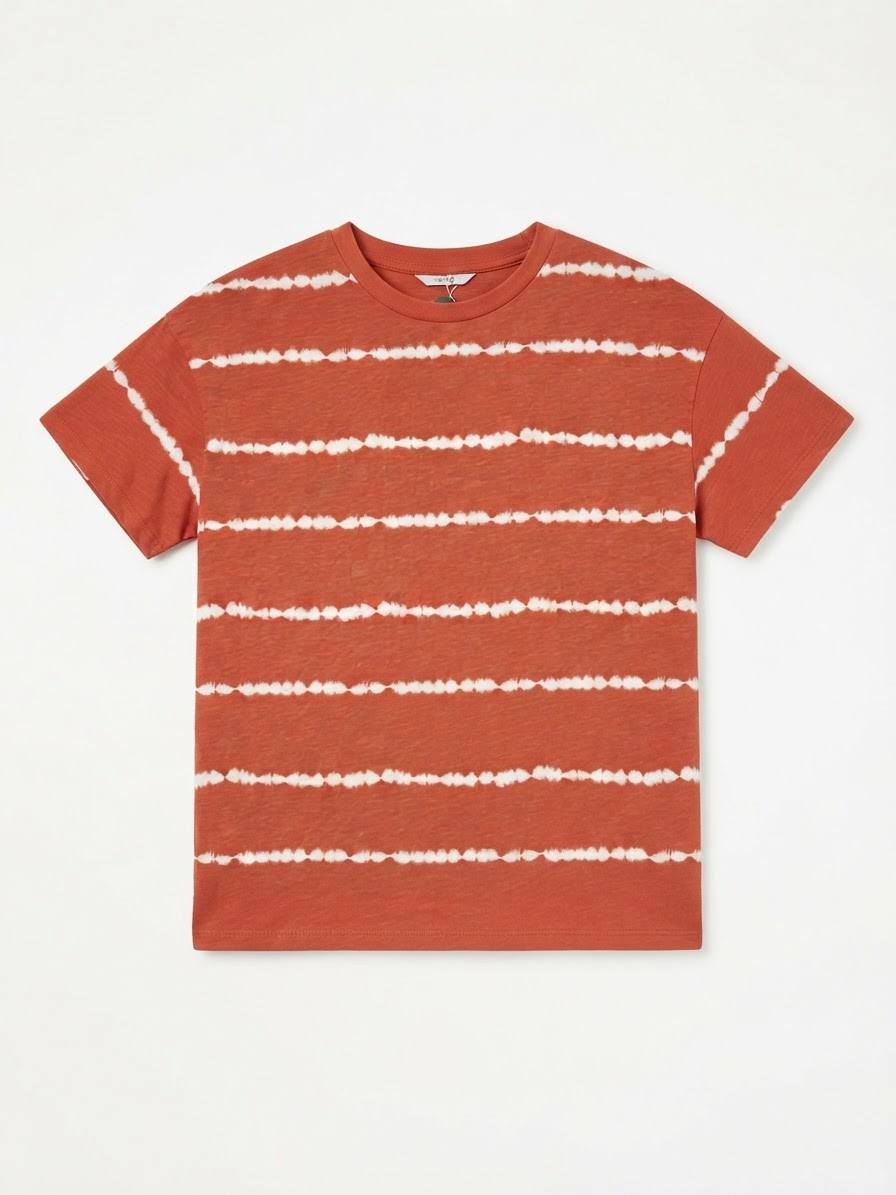 TIE-DYE STRIPE T-SHIRT — 1