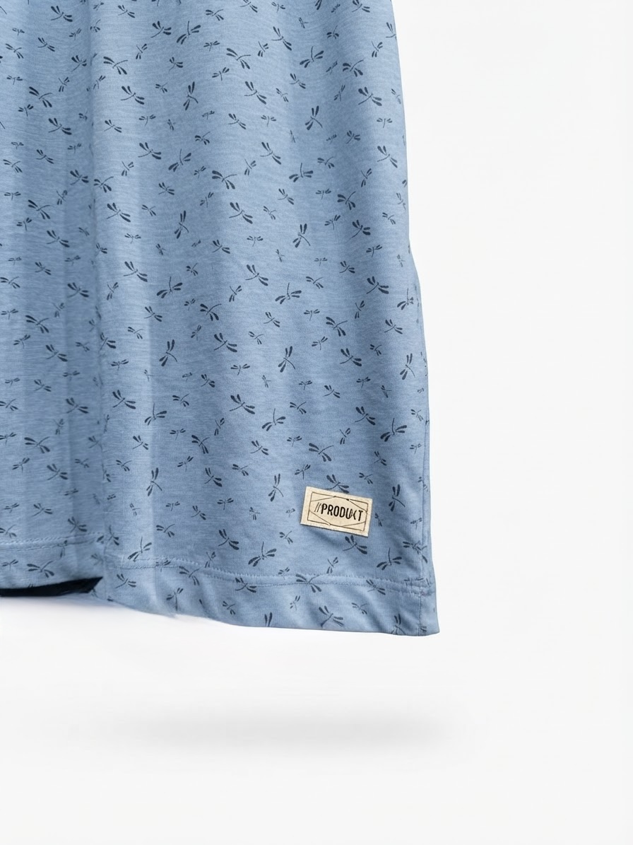 DRAGONFLY PRINT POCKET T-SHIRT — 3