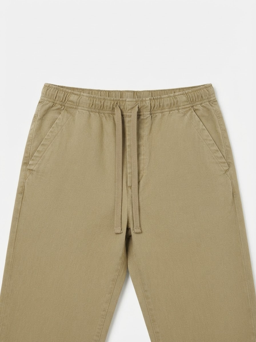 DRAWSTRING CHINO TROUSERS — 2
