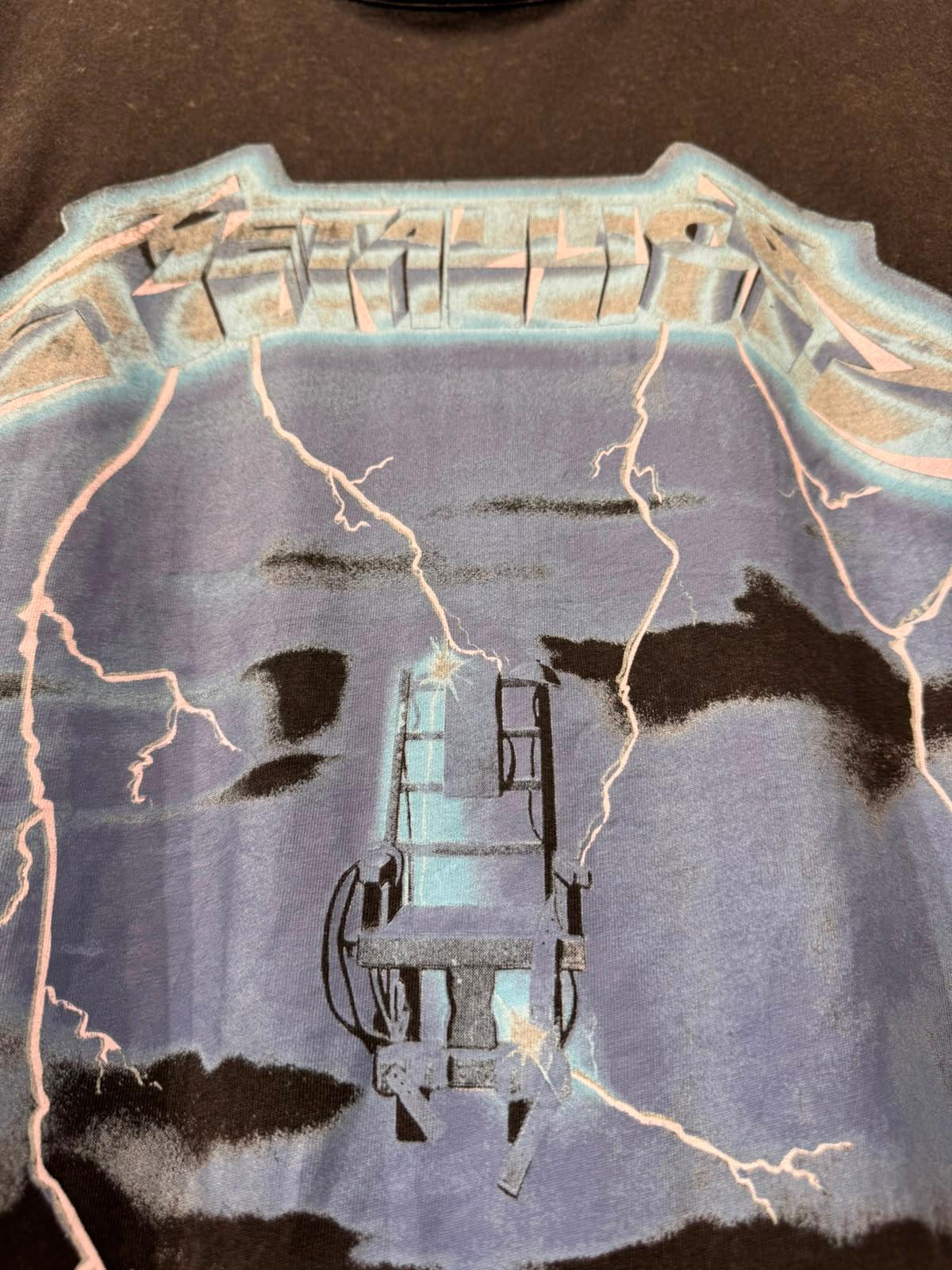 METALLICA WASHED PRINT T-SHIRT — 3
