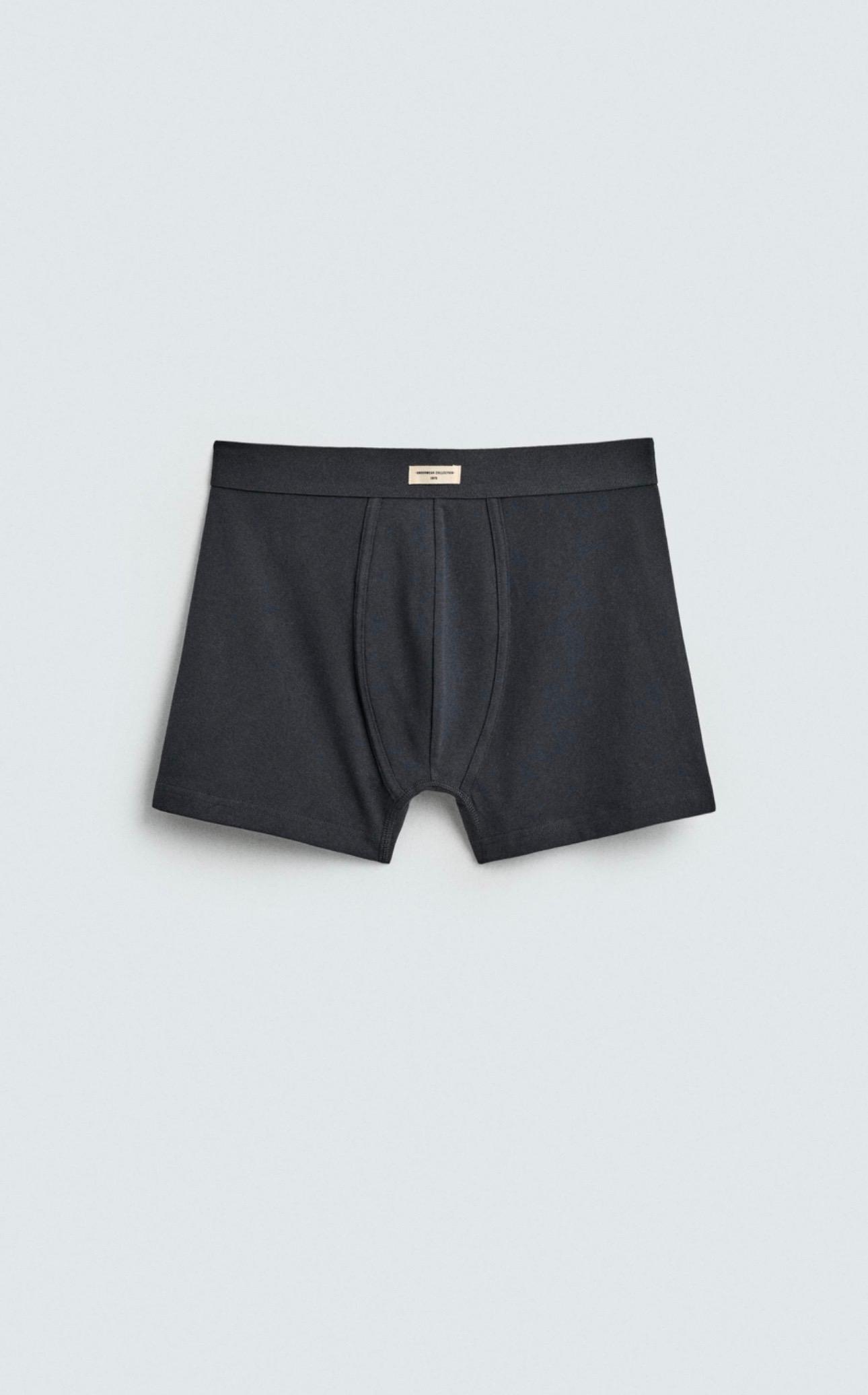 SOFT BOXER SHORTS 1-PACK - BLACK