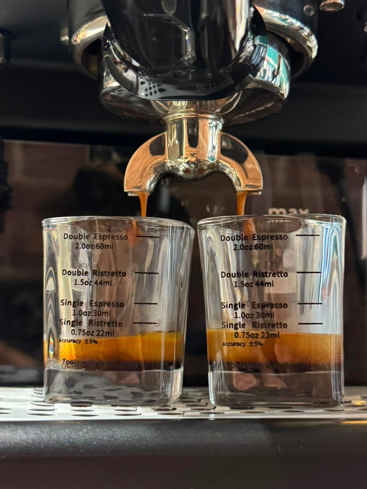 SQUARE GRADUATED GLASS CUPS 60ML – 2 PCS — 2