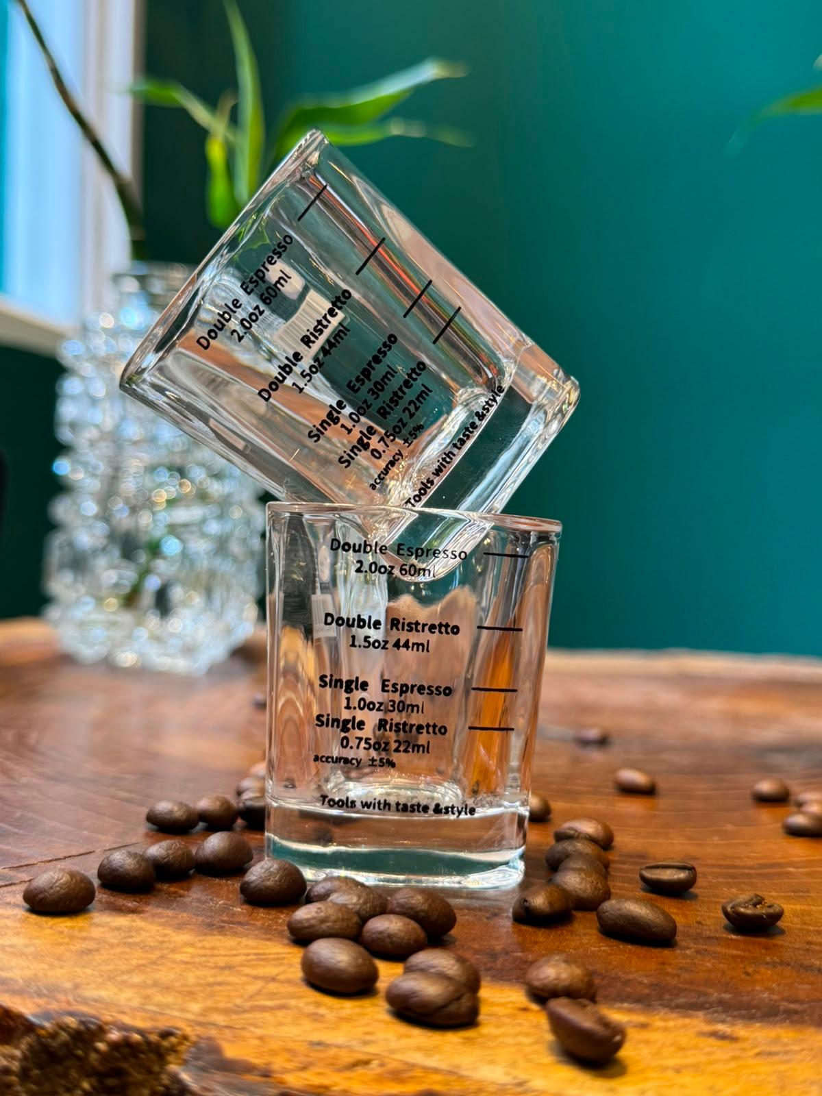 SQUARE GRADUATED GLASS CUPS 60ML – 2 PCS — 3