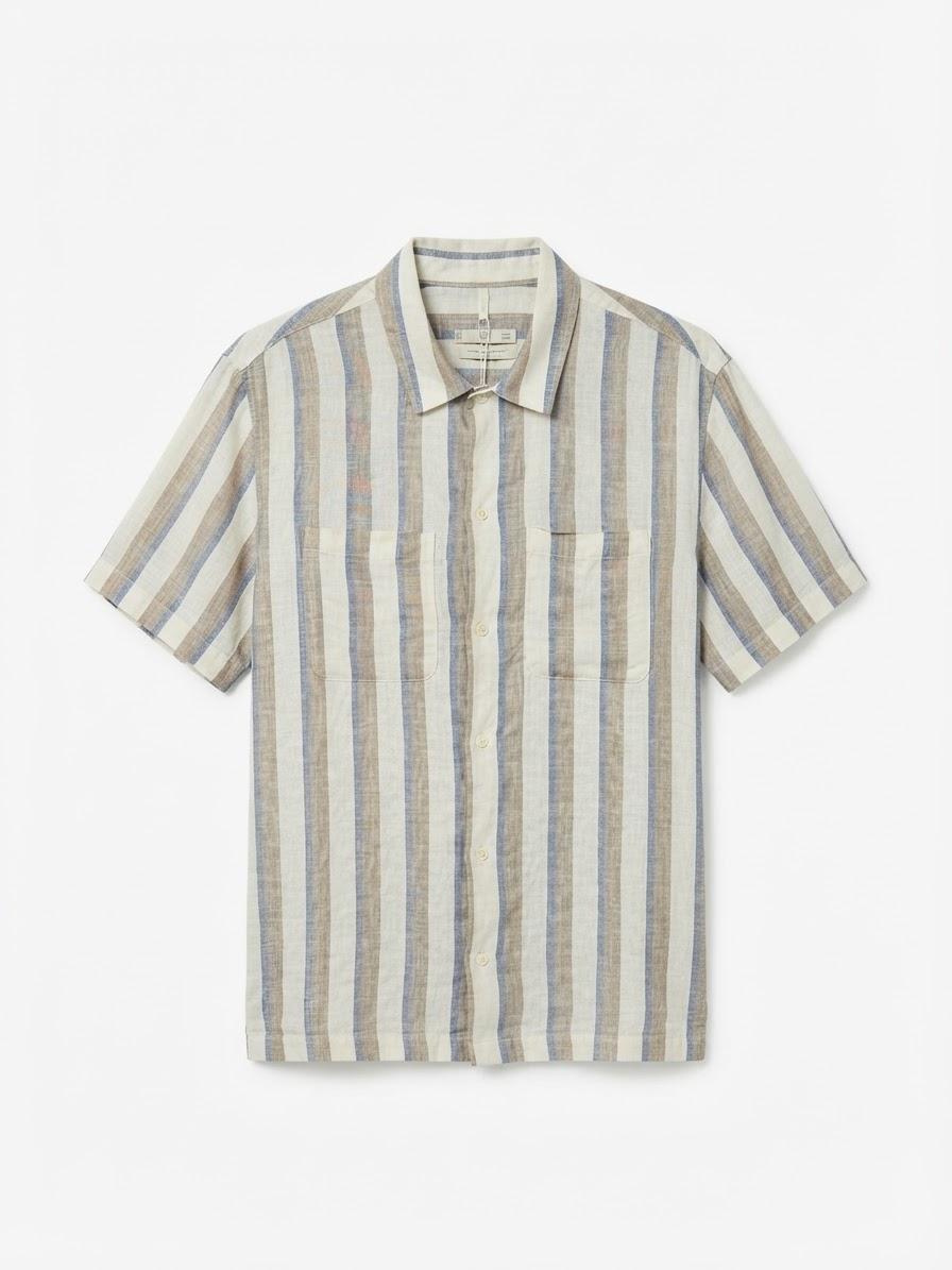 STRIPED TWO-POCKET SHIRT