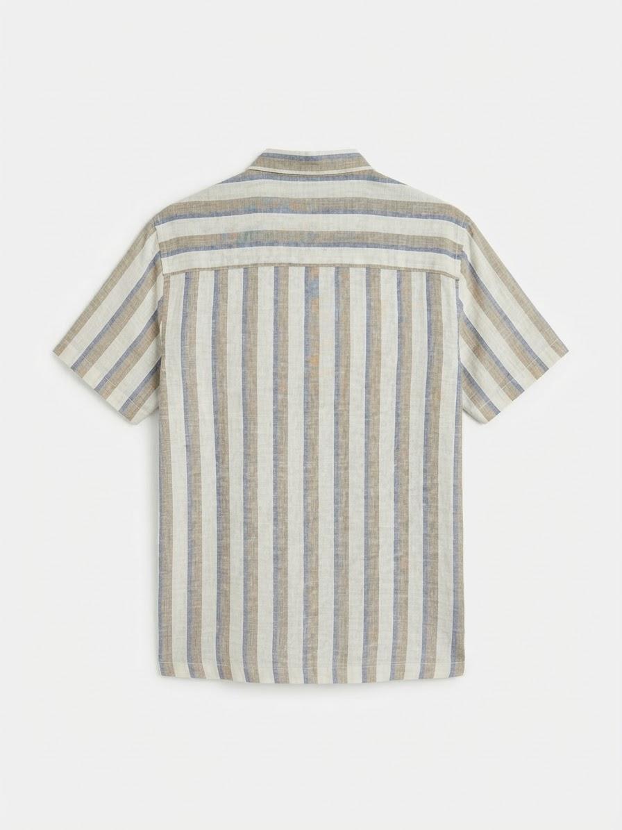 STRIPED TWO-POCKET SHIRT — 2