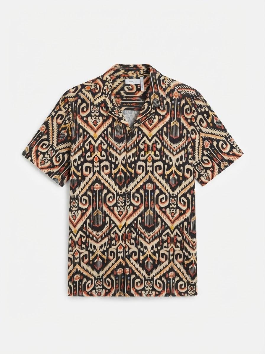 GEOMETRIC PRINT SHIRT