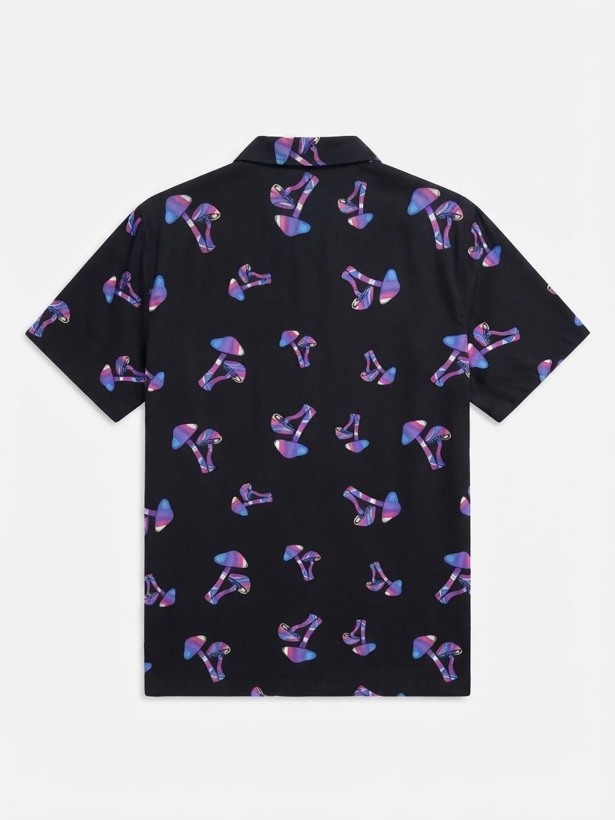 MUSHROOM PRINT OVERSIZED SHIRT — 3