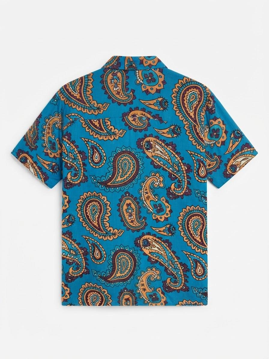 PAISLEY RELAXED FIT SHIRT — 3