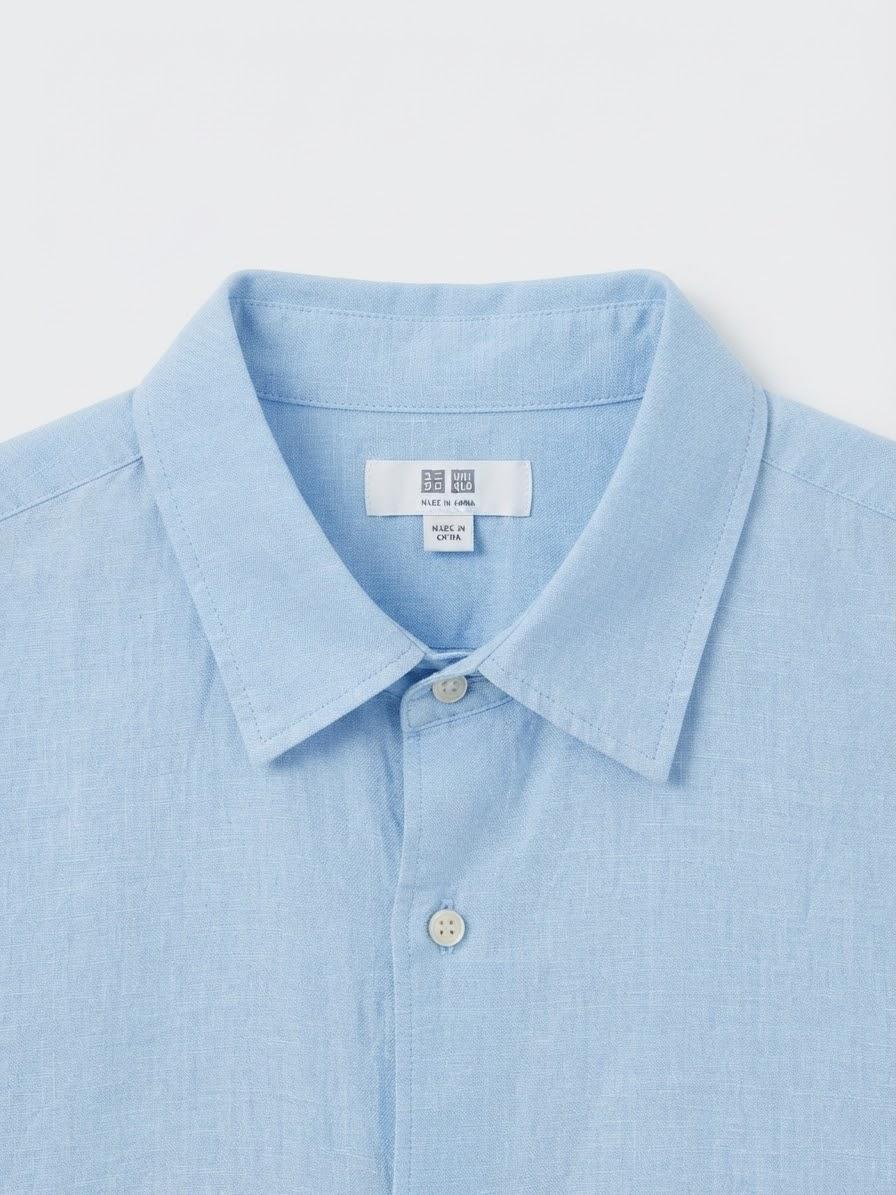 LINEN RELAXED FIT SHIRT — 2