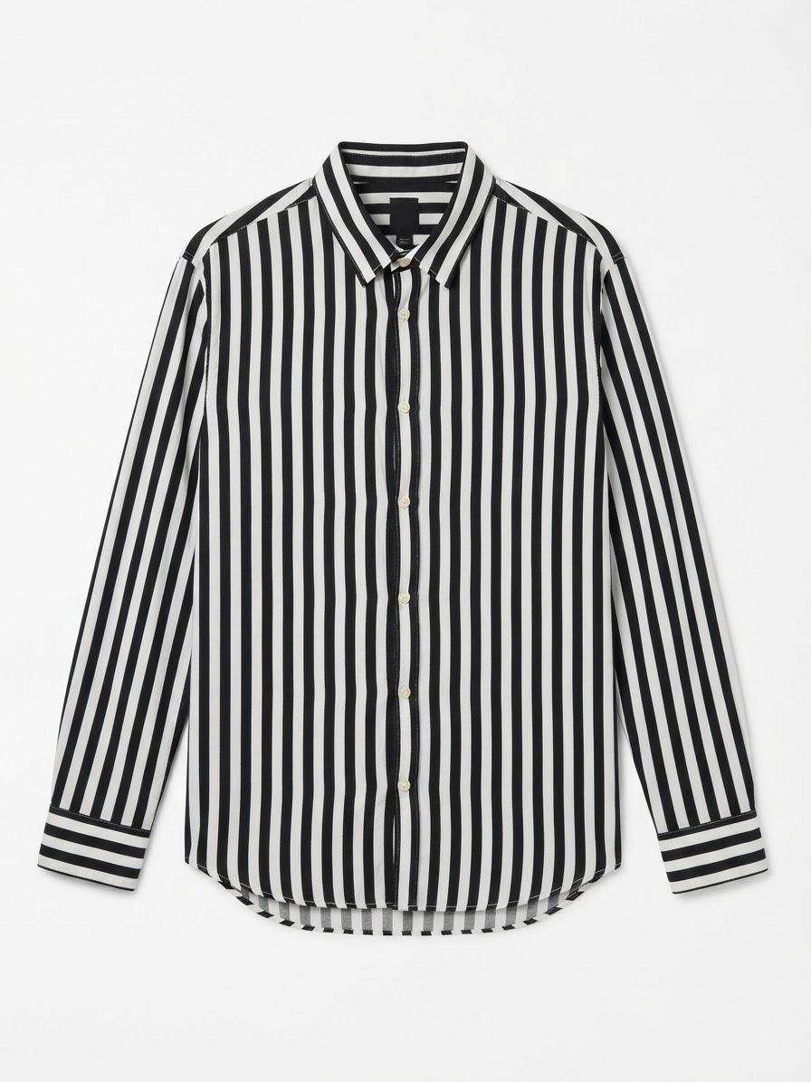 VERTICAL STRIPE SLIM FIT SHIRT