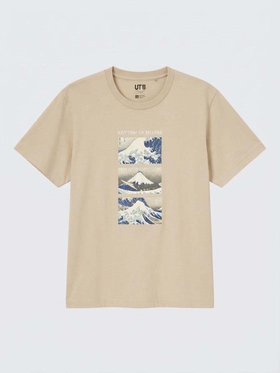 HOKUSAI ART OF WATER UT GRAPHIC T-SHIRT