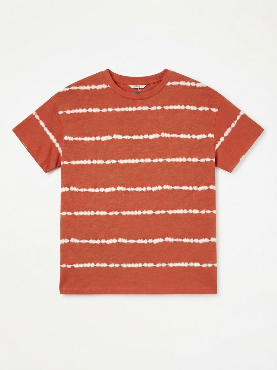 TIE-DYE STRIPE T-SHIRT