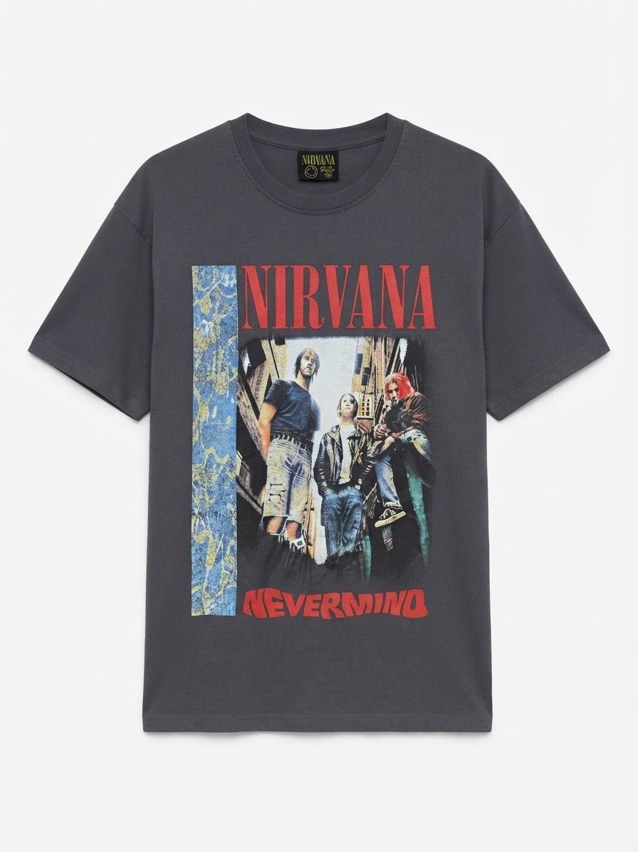 NIRVANA NEVERMIND BAND GRAPHIC T-SHIRT