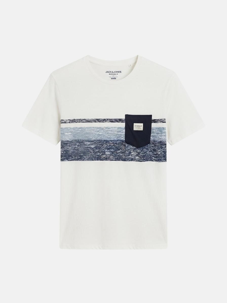 STRIPED POCKET T-SHIRT