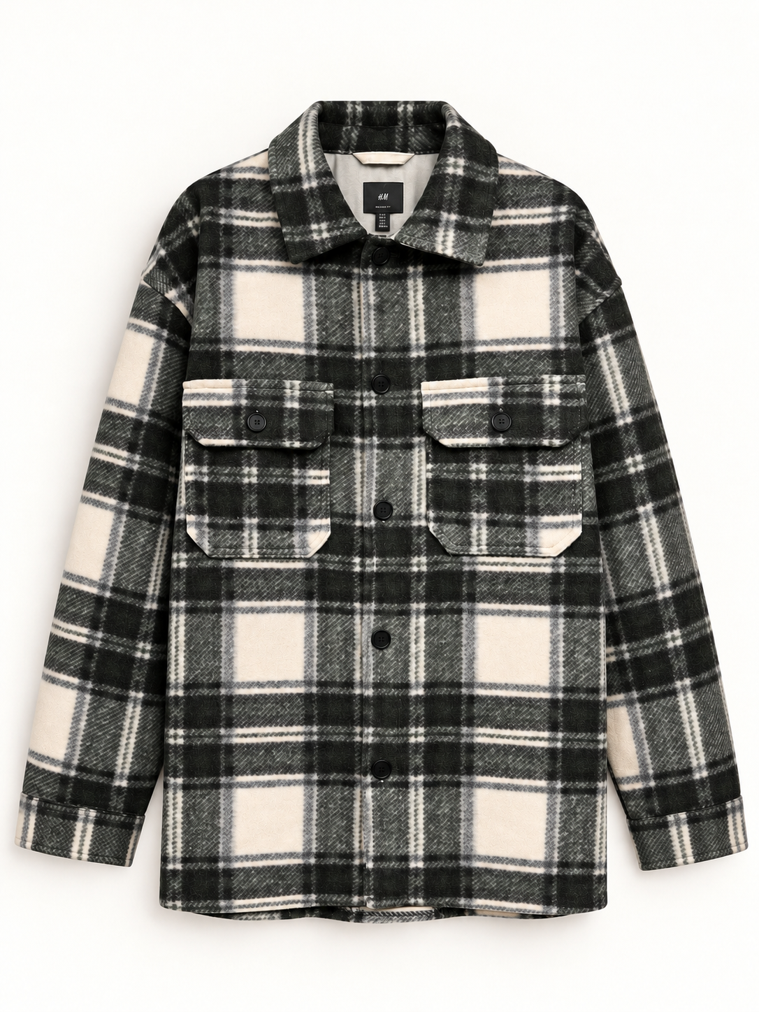 OVERSIZED PLAID SHACKET