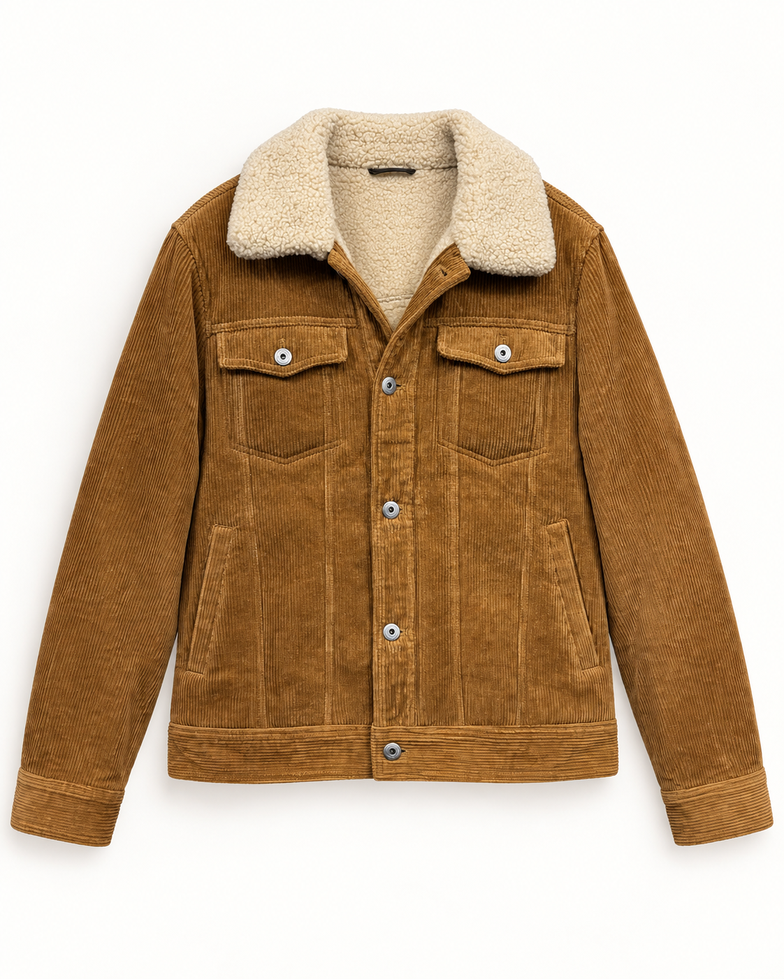 SHERPA COLLAR CORDUROY JACKET