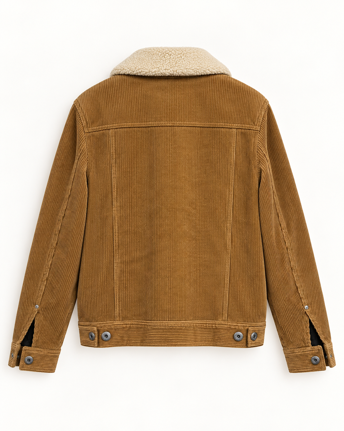 SHERPA COLLAR CORDUROY JACKET — 4