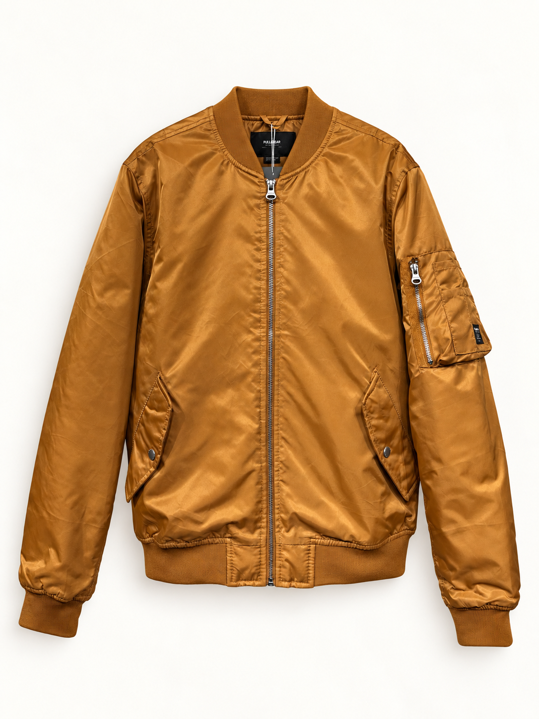 SATIN BOMBER JACKET