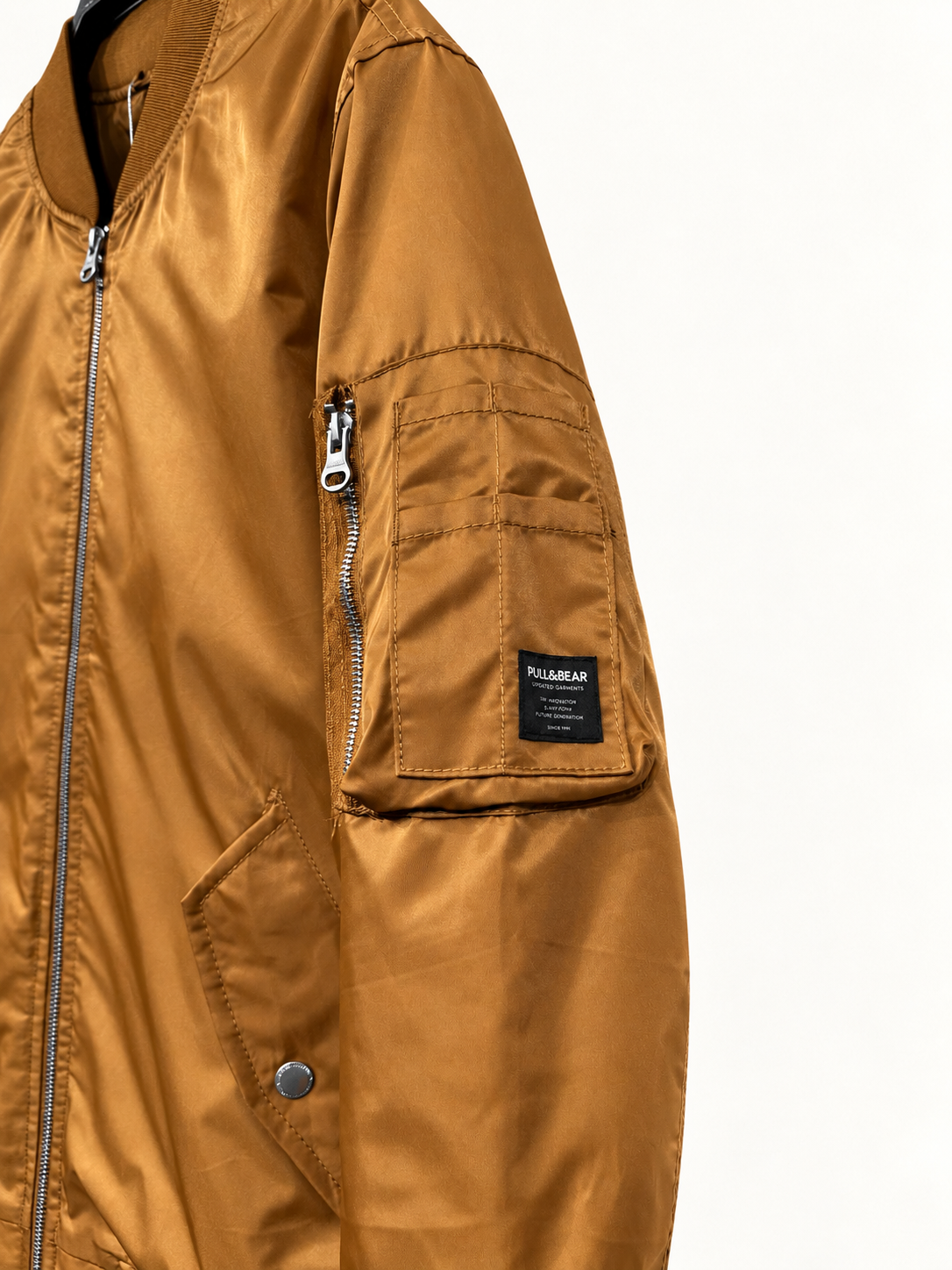 SATIN BOMBER JACKET — 2