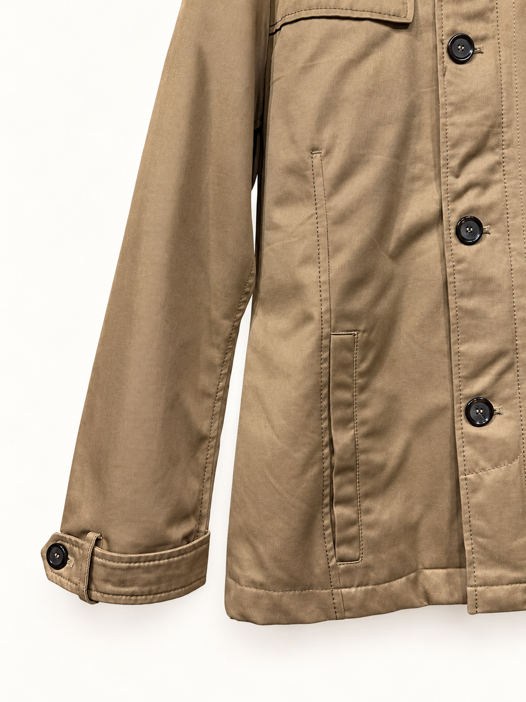 BEIGE TRENCH COAT — 3