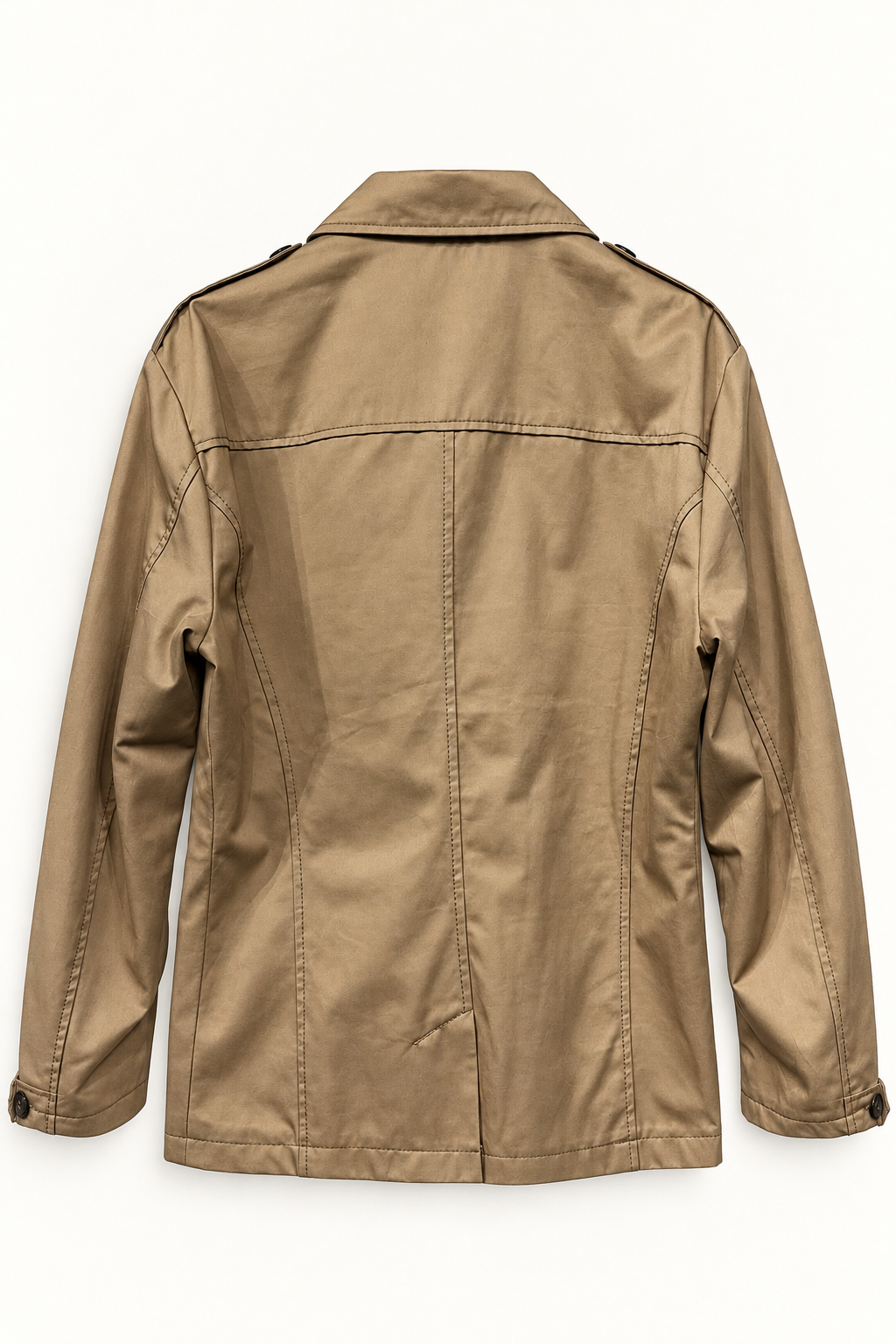 BEIGE TRENCH COAT — 4