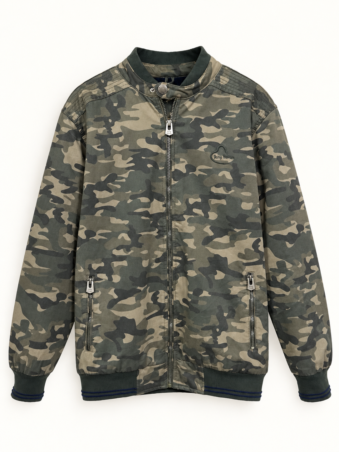 CAMO ZIP-UP JACKET