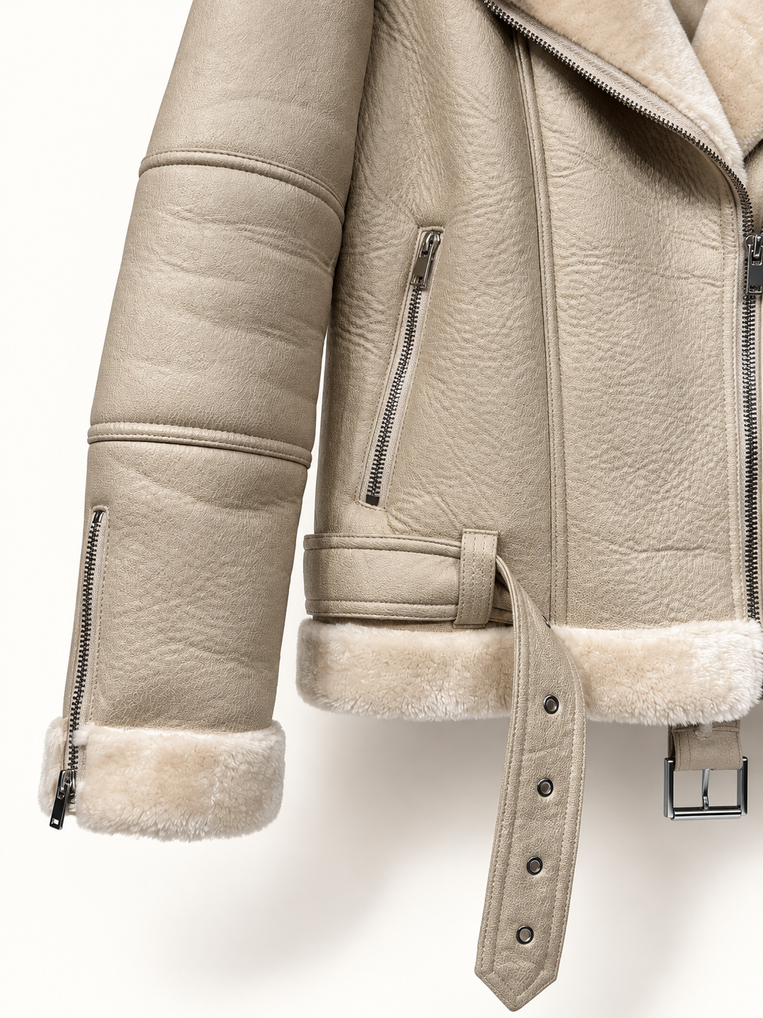 Faux Shearling Jacket — 3