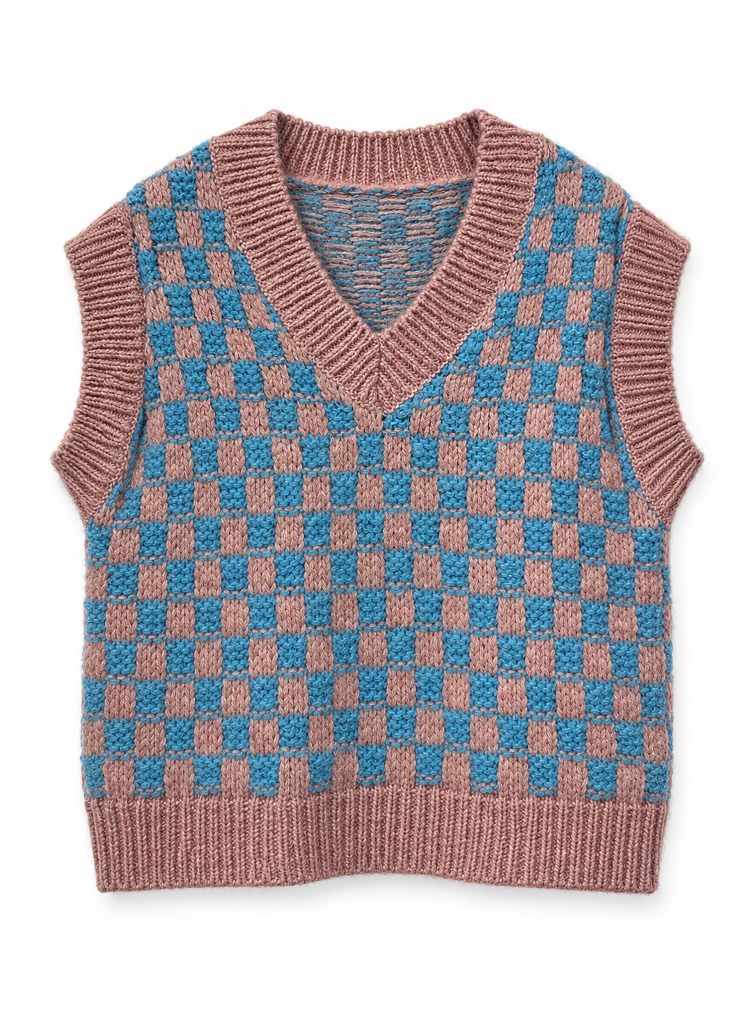Knitted V-Neck Sweater Vest