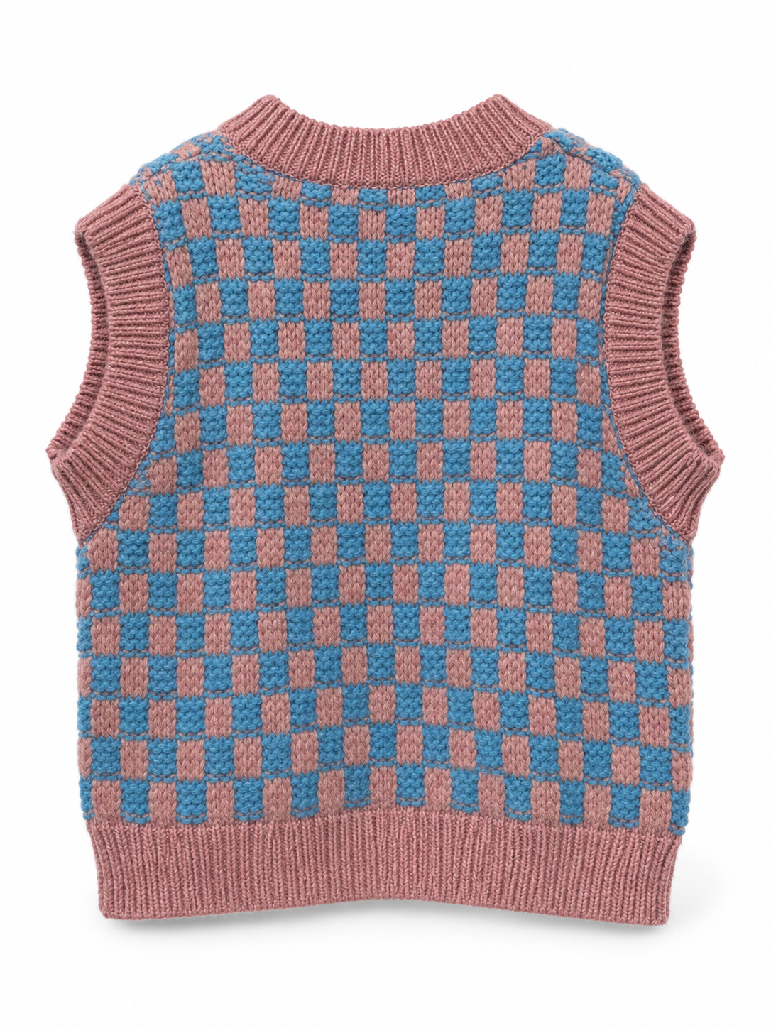 Knitted V-Neck Sweater Vest — 4