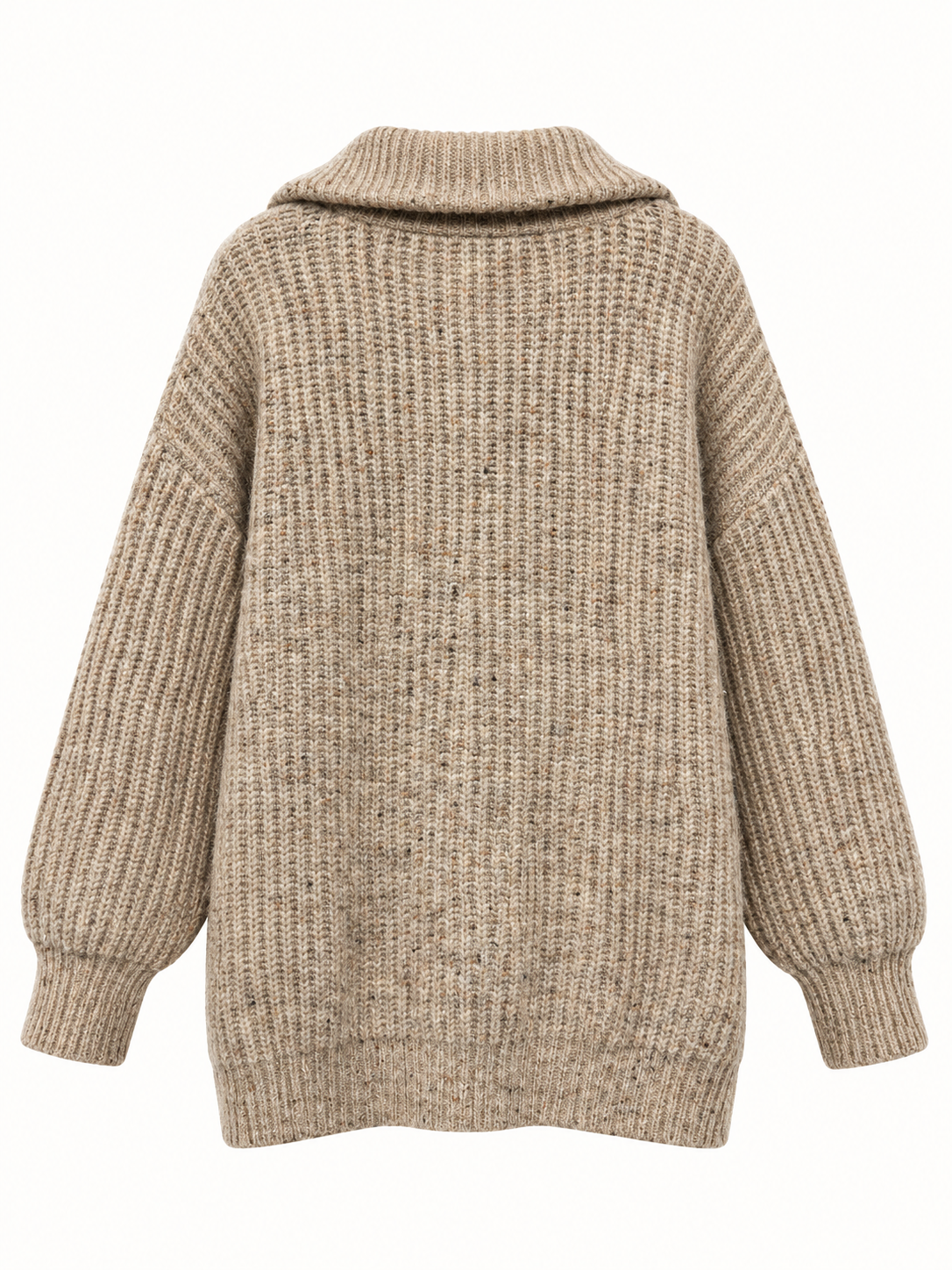 Textured Half-Zip Knit Sweater — 4
